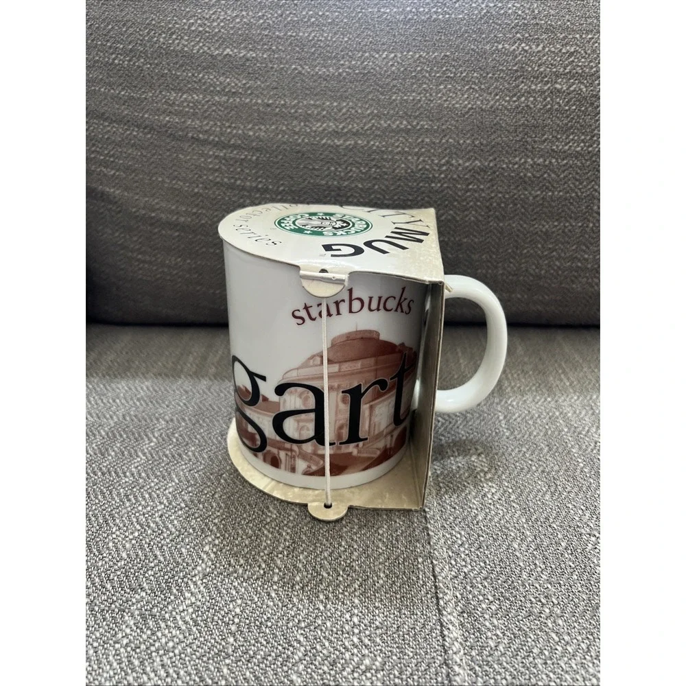 Starbucks City Mug Collector Series Stuttgart Germany Coffee Mug White 2002